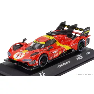   EDICOLA FERRARI 499P 3.0L TURBO V6 TEAM FERRARI AF CORSE N 51 WINNER 24h LE MANS 2023 ALESSANDRO PIER GUIDI - JAMES CALADO - ANTONIO GIOVINAZZI