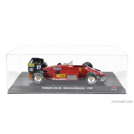   EDICOLA FERRARI F1 156-85 N 27 SEASON 1985 MICHELE ALBORETO - WITH SHOWCASE