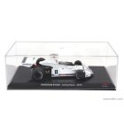 EDICOLA BRABHAM F1 BT44B TEAM MARTINI RACING N 8 SEASON 1975 CARLOS PACE - CON VETRINA - WITH SHOWCASE