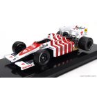 EDICOLA TOLEMAN - F1 TG184 HART TURBO N 19 3rd PORTUGAL GP 1984 AYRTON SENNA - CON VETRINA - WITH SHOWCASE