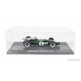   EDICOLA BRABHAM F1 BT24 REPCO BT24 N 2 WORLD CHAMPION SEASON 1967 DENIS HULME - WITH SHOWCASE