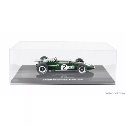 EDICOLA BRABHAM F1 BT24 REPCO BT24 N 2 WORLD CHAMPION SEASON 1967 DENIS HULME - WITH SHOWCASE
