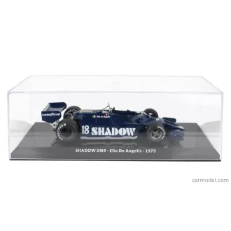   EDICOLA SHADOW F1 DN9 N 18 SEASON 1979 ELIO DE ANGELIS - WITH SHOWCASE