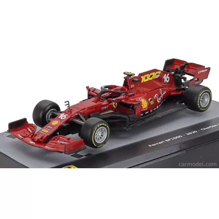 EDICOLA FERRARI F1 SF1000 TEAM SCUDERIA FERRARI MISSION WINNOW N 16 SEASON 2020 CHARLES LECLERC - WITH SHOWCASE