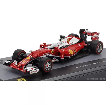 EDICOLA FERRARI F1 SF16-H N 5 SEASON 2016 SEBASTIAN VETTEL - WITH SHOWCASE