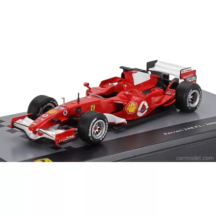 EDICOLA FERRARI F1 248 F1 N 6 SEASON 2006 FELIPE MASSA - WITH SHOWCASE