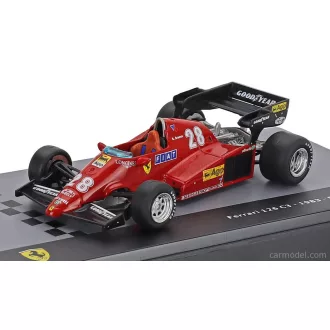   EDICOLA FERRARI F1 126C3 N 28 SEASON 1983 RENE ARNOUX - WITH SHOWCASE