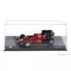 EDICOLA FERRARI F1 126C3 N 28 SEASON 1983 RENE ARNOUX - WITH SHOWCASE