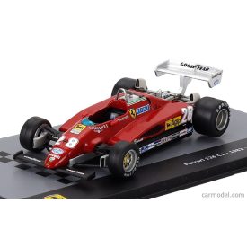   EDICOLA FERRARI F1 126 C2 N 28 SEASON 1982 MARIO ANDRETTI - WITH SHOWCASE