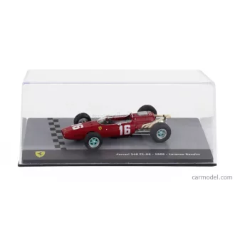   EDICOLA FERRARI F1 246 N 16 SEASON 1966 LORENZO BANDINI - WITH SHOWCASE