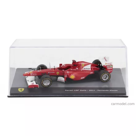 EDICOLA FERRARI F1 150th ITALIA N 5 SEASON 2011 FERNANDO ALONSO - WITH SHOWCASE