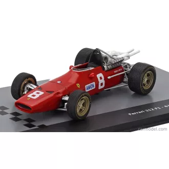   EDICOLA FERRARI F1 312 F1-67 N 8 SEASON 1967 CHRIS AMON - WITH SHOWCASE