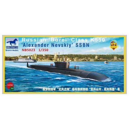Bronco Russian 'Borei' Class K-550 'Alexander Nevskiy' SSBN makett