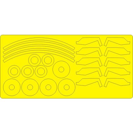 New Ware Antonov An-124 Ruslan ENGINES (Revell) maszkoló