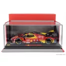 BBR FERRARI 499P 3.0L TURBO V6 TEAM FERRARI AF CORSE N 50 WINNER 24h LE MANS 2024 ANTONIO FUOCO - MIGUEL MOLINA - NICKLAS NIELSEN - CON VETRINA - WITH SHOWCASE