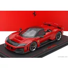 BBR FERRARI F80 2024 - CARBON SILVER RIMS - CON VETRINA - WITH SHOWCASE