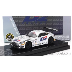   PARAGON MODELS MERCEDES GT3 AMG EVO TEAM RAM RACING N 8 12h GULF 2022 MIKAEL GRENIER - IAN LOGGIE - MORGAN TILLBROOK