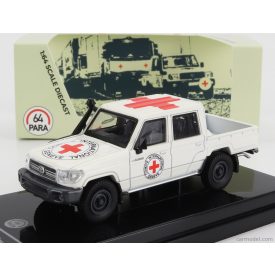   PARAGON MODELS TOYOTA LAND CRUISER LC79 DOUBLE CAB PICK-UP RED CROSS CROCE ROSSA COMITE INTERNATIONAL GENEVE LHD 2014