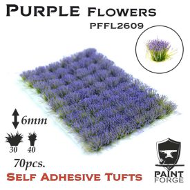 Paint Forge Purple Flowers 6mm