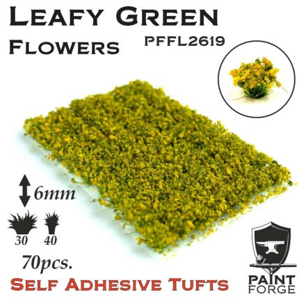 Paint Forge Leafy Green Flowers 6mm