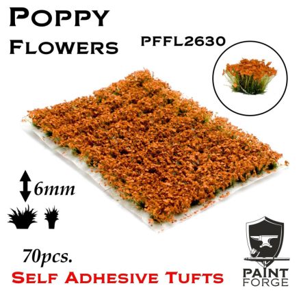 Paint Forge Poppy Flowers 6mm