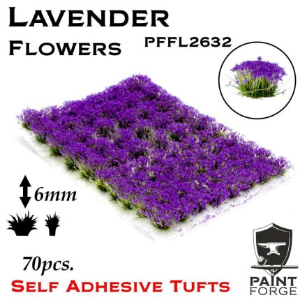 Paint Forge Lavender Flowers 6mm