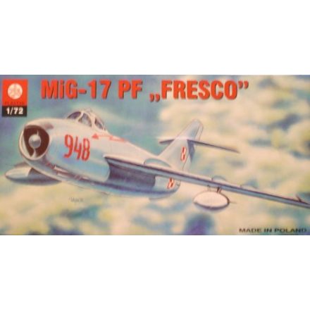 Plastyk Mikoyan-Guriewicz MiG 17 PF Fresco makett