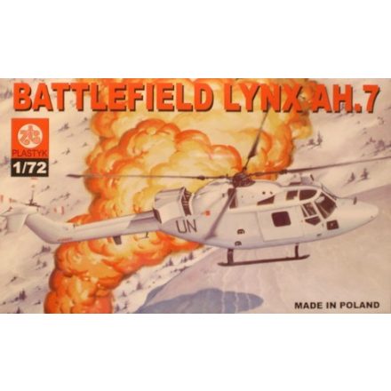 Plastyk Westland Battlefield LYNX AH.7 makett