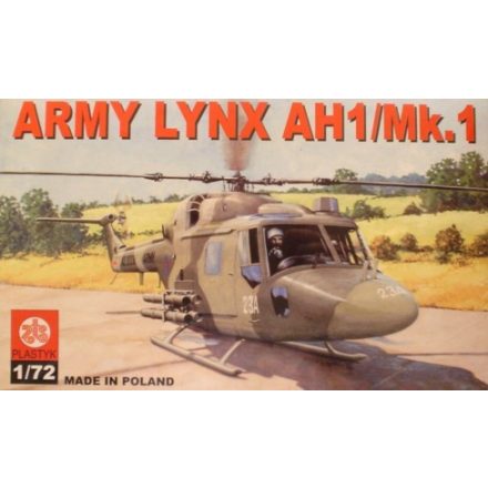 Plastyk Westland LYNX AH1/Mk.1 (British Army) makett