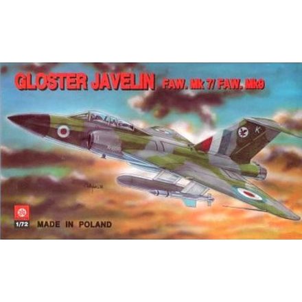 Plastyk FAW 9 Gloster Javelin makett