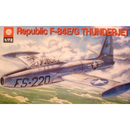 Plastyk Republic F-84E/G Thunderjet makett