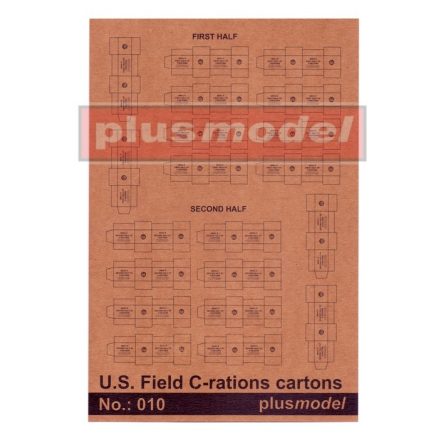 Plus Model U.S. Field C-Rations Cartons