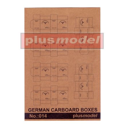 Plus Model German Cardboard boxes