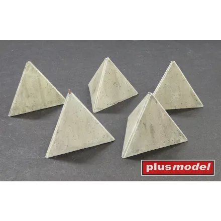 Plus Model Anti-tank Concrete Barriers-Pyramid-style,Set I