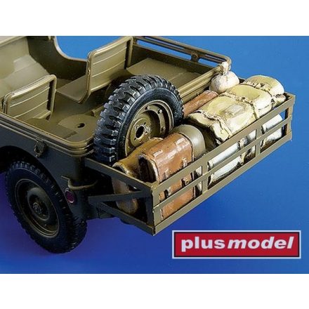 Plus Model Pannier with cargo for Jeep (Tamiya)