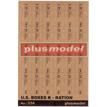 Plus Model U.S. boxes Ration K makett