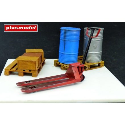 Plus Model Pallet track and pallets makett