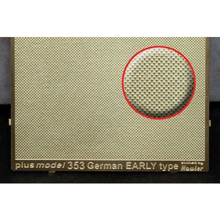 Plus Model Engraved plate - German Grill