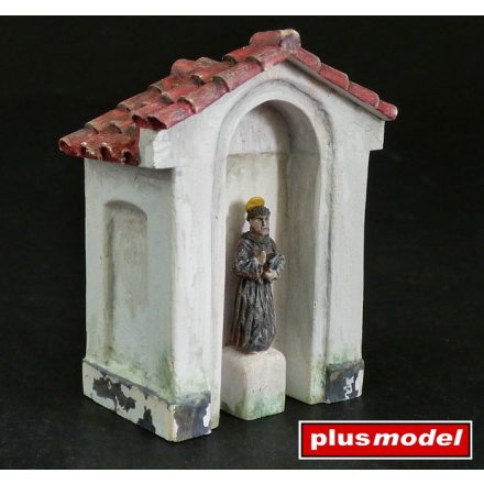 Plus Model Chapel with a statue