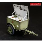 Plus Model U.S. Telephone trailer K-38 makett