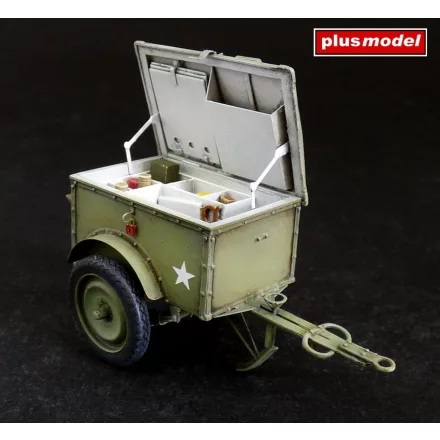 Plus Model U.S. Telephone trailer K-38 makett