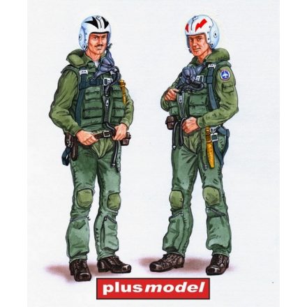 Plus Model F-4 Phantom crew makett