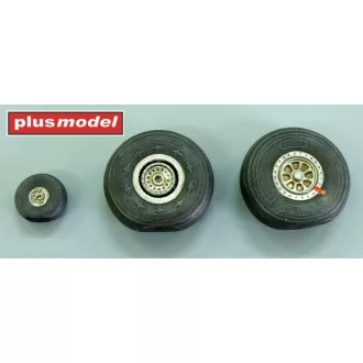 Plus Model Wheels for C-46 Commando