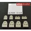 Plus Model C-119 Boxcar wheels early version