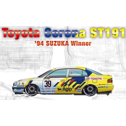 Nunu Toyota Corona ST191 1994 Suzuka 500km Winner makett