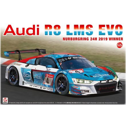 Nunu AUDI R8 LMS EVO NURBURGRING 24H 2019 WINNER makett