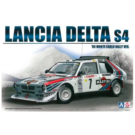 Nunu Lancia Delta S4 Martini Rallye Automobile de Monte-Carlo 1986 makett