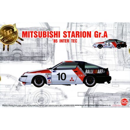 Nunu Mitsubishi Starion Gr.A 1985 Inter TEC in Fuji Speedway makett