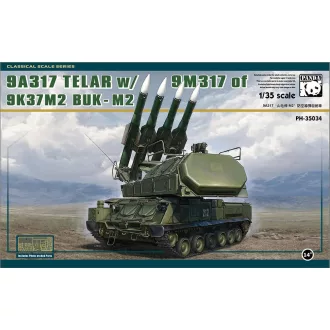   Panda Hobby 9A317 TELAR w/9M317 of 9K37M2 Buk-M2 harcjármű makett