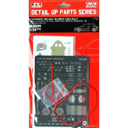 NuNu Peugeot 306 maxi 96 Monte Carlo Rally - Detail Up Parts